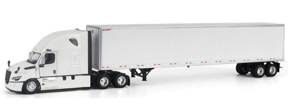 1:50 Freightliner Cascadia Gen-5 (2025) with Great Dane Champion 53ft Dry Cargo Trailer (WHITE)