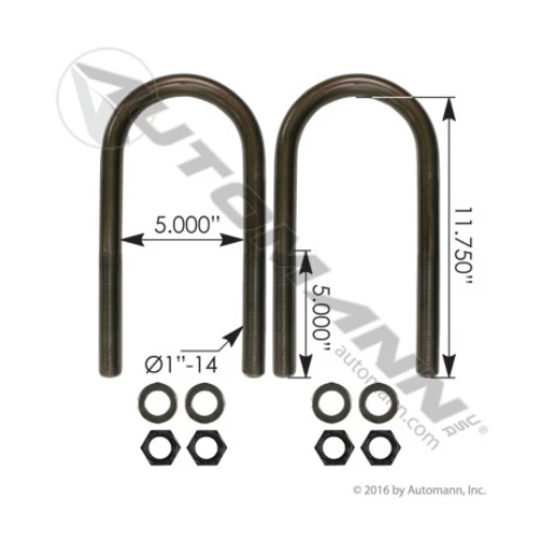 1 X 5 X 11-3/4 U-BOLT KIT