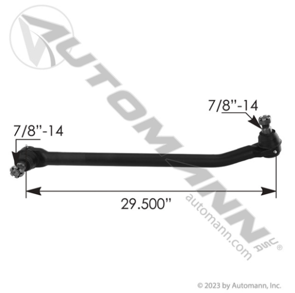 Automann 463.DS7568 Peterbilt Drag Link | Wofford Truck Parts