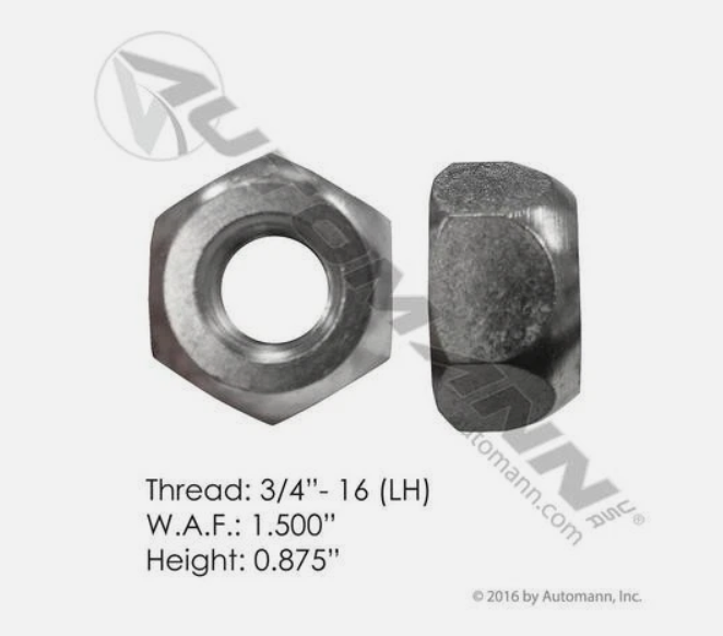 Automann 201.2001L Outer Cap Nut - 201.2001L