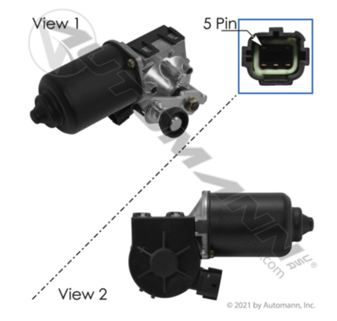 Automann 577.46928 Freightliner Wiper Motor - 577.46928