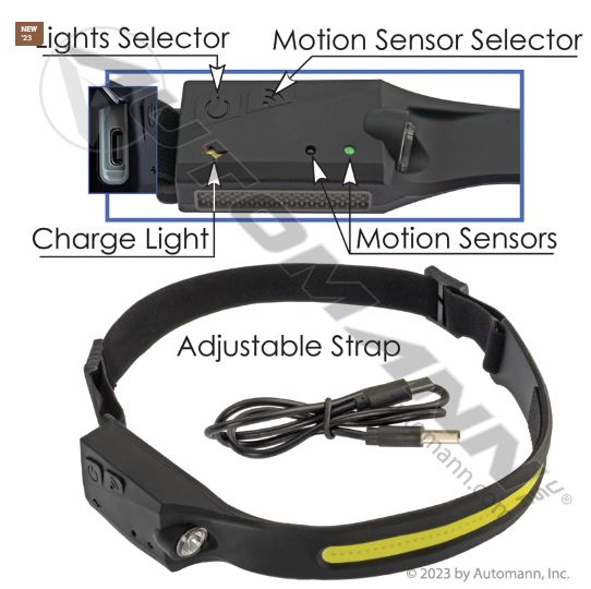 Flashlight Rechargeable COB Headlight - 579.MFL2010