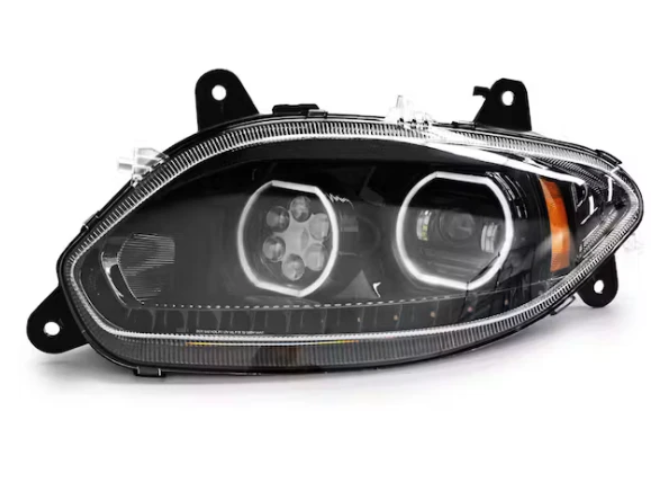 Automann 564.55224DBY International LT LH Black LED Projector Headlamp - 564.55224DBY