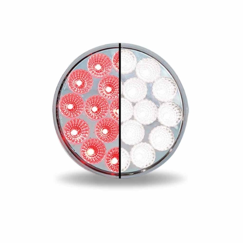 4" DUAL RED/WHITE STOP, TURN & TAIL LED - TLED-4X40