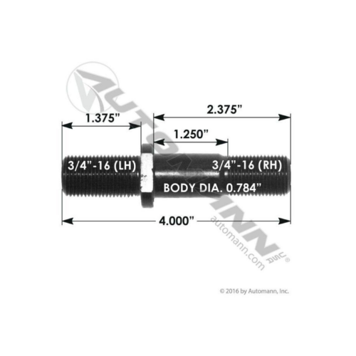 Double Ended Stud - 201.7004R