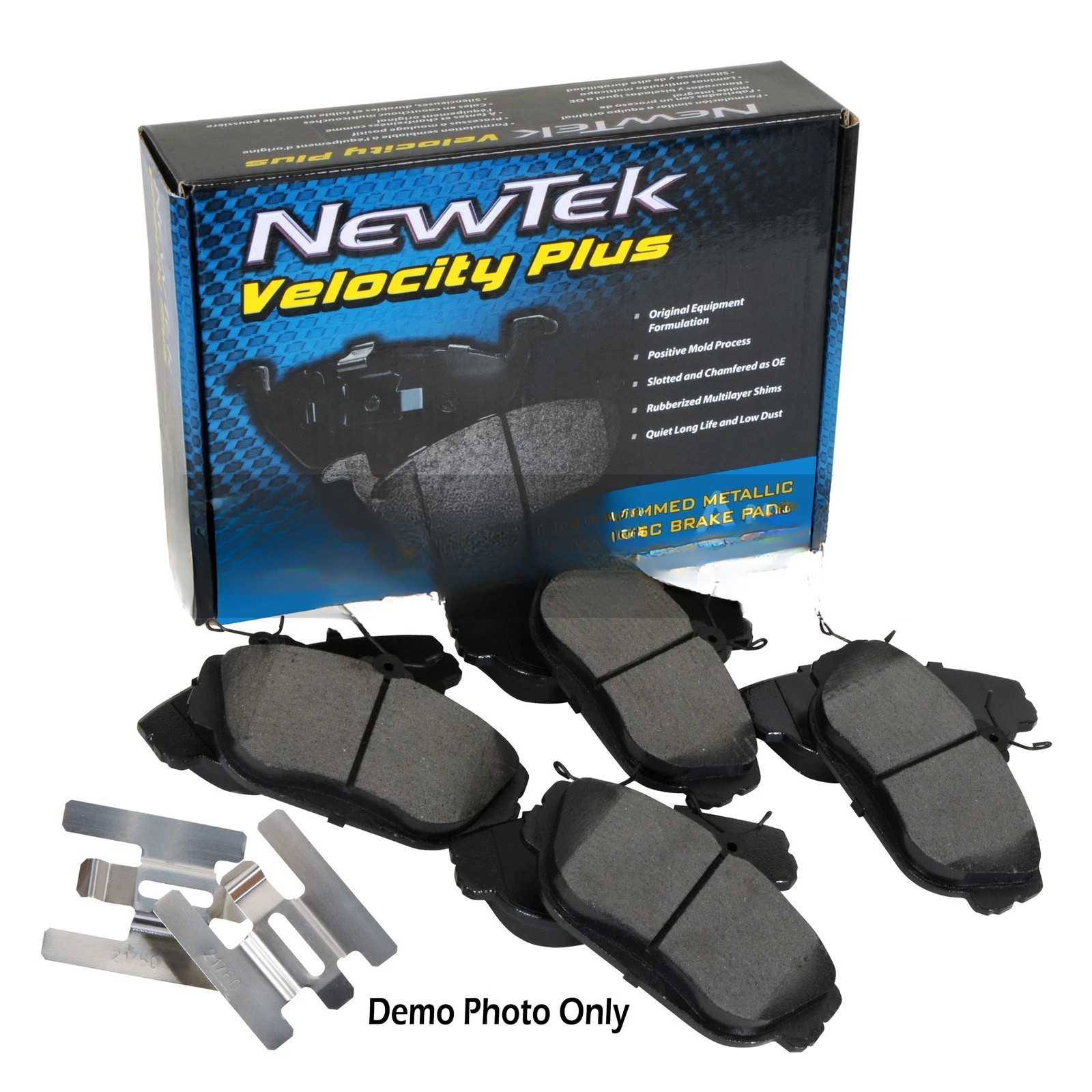 SMD1414H Front Semi-Metallic Brake Pads &amp; Hardware - SMD1414H