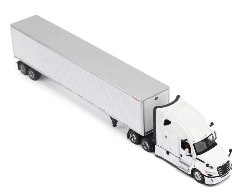 1:64 Freightliner Cascadia Gen-5 (2025) Truck Tractor (winter white) 1:64 Great Dane Champion 53ft Dry Cargo Trailer - 71231