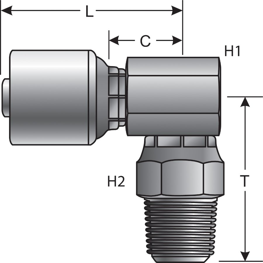 Hydraulic Coupling / Adapter - G25106-0404