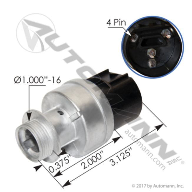 Automann 577.55553 Ignition Switch IHC - 577.55553