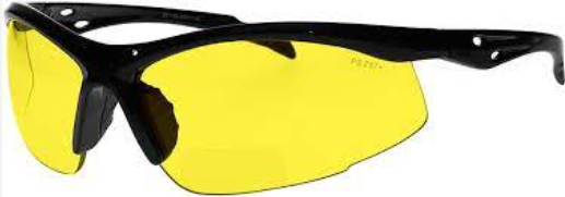 Automann 571.SG1007 - Safety Glasses with Yellow Lens - 571.SG1007
