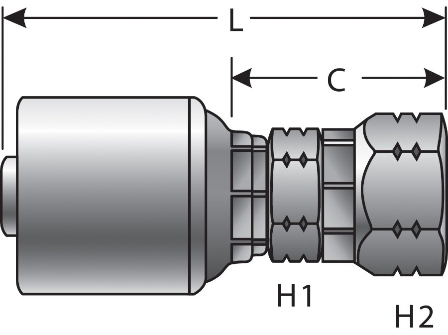 Hydraulic Coupling / Adapter - G25910-1212