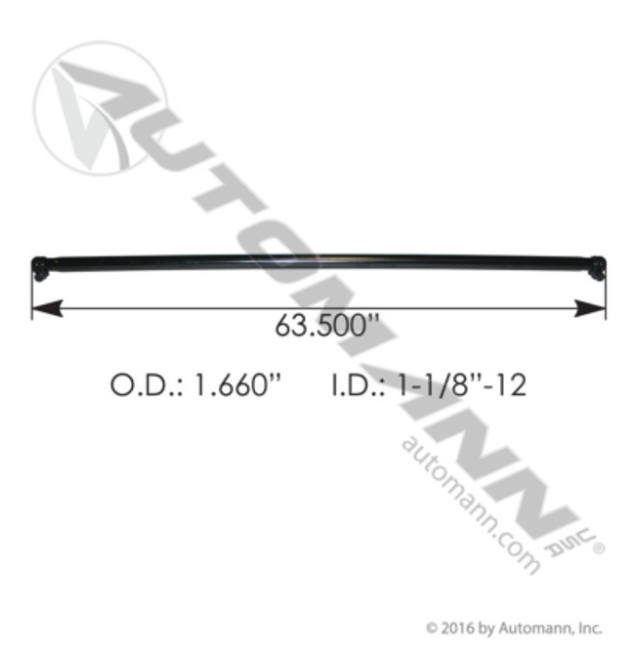 Automann 464.259 Eaton Steering Cross Tube - 63.5" L - 464.259