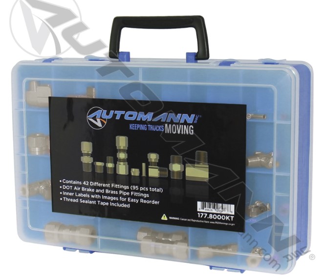 Air Brake Fitting Mobile Repair Kit - 177.8000KT