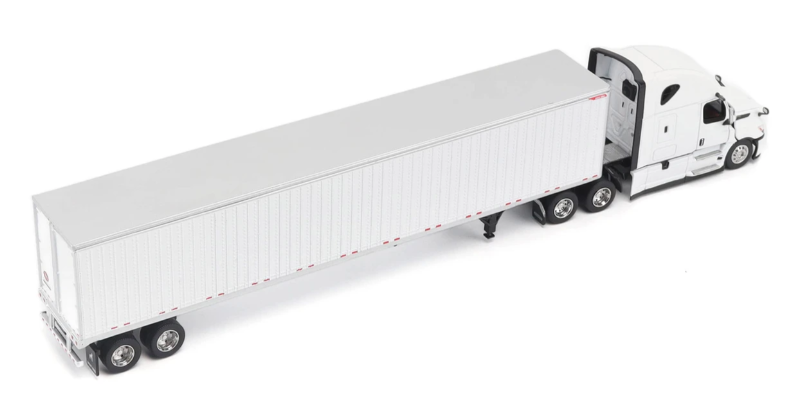 1:64 Freightliner Cascadia Gen-5 (2025) Truck Tractor (winter white) 1:64 Great Dane Champion 53ft Dry Cargo Trailer - 71231