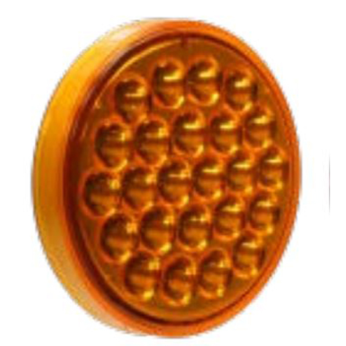 Vehicle Safety Manufacturing 4" Amber 24 LED Park/Turn Lamp - 44644A - 44644A