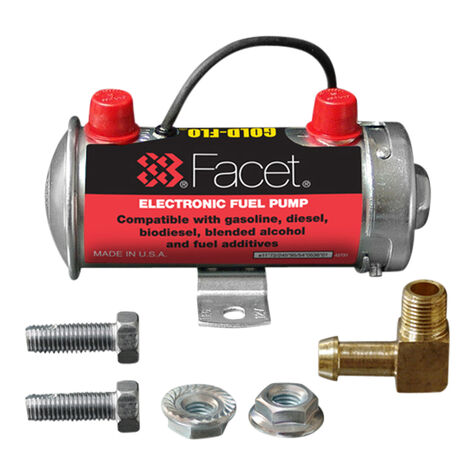 Facet GOLD-FLO Fuel Pump 6.5-8 PSI Kit (FACEFEP59SV) - FACEFEP59SV