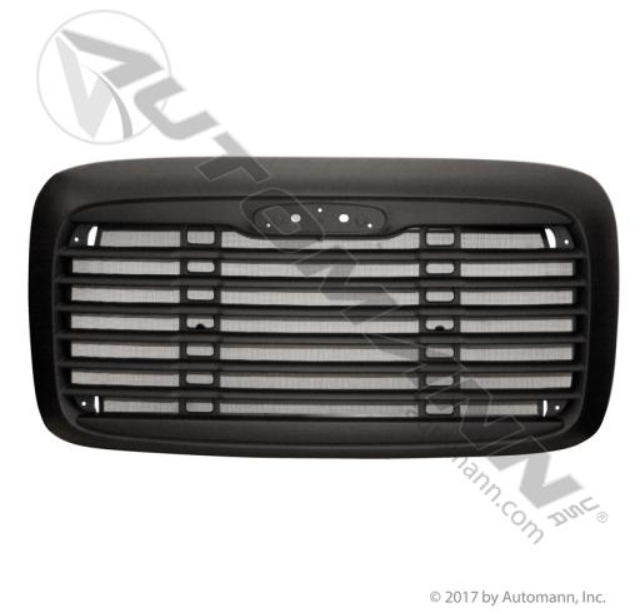 Automann 564.14007X Grille - Freightliner - Black Plastic w/screen - 564.14007X
