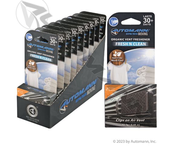 Organic Vent Freshener .44 oz Fresh Clean - BL04FC-9DP EA