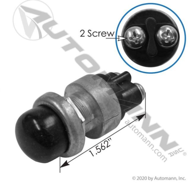 Automann Push Button Switch Off-MOM On 577.3011 - 577.3011