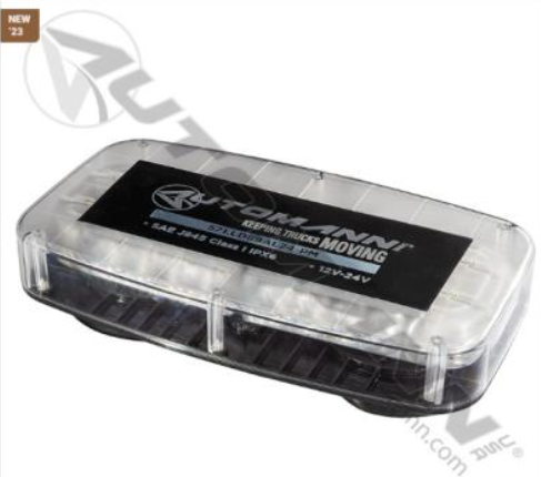 Automann Warning Mini Light Bar, Dual Mount - 571.LD89AL24-PM