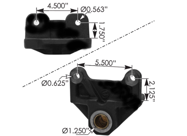 Automann M1926 Hanger Aluminum for Freightliner - M1926