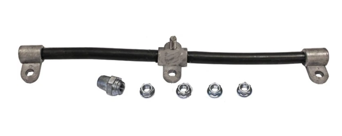 Automann 178.2014BK 14" Black 3 Battery Harness - 178.2014BK