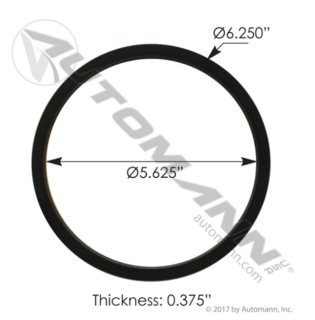 Automann 575.1078.2 Cummins Power Steering Reservoir Gasket - 575.1078.2