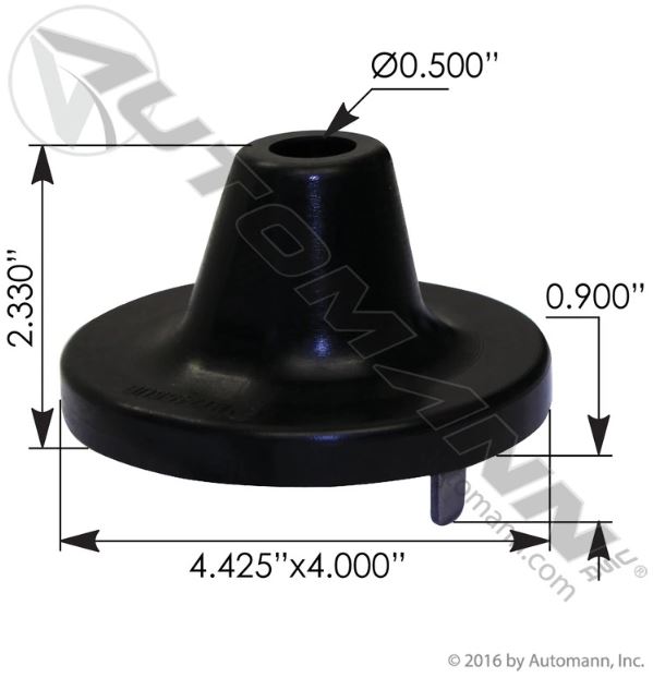 Hood Bumper Poly P3 Freightliner - M17455UB