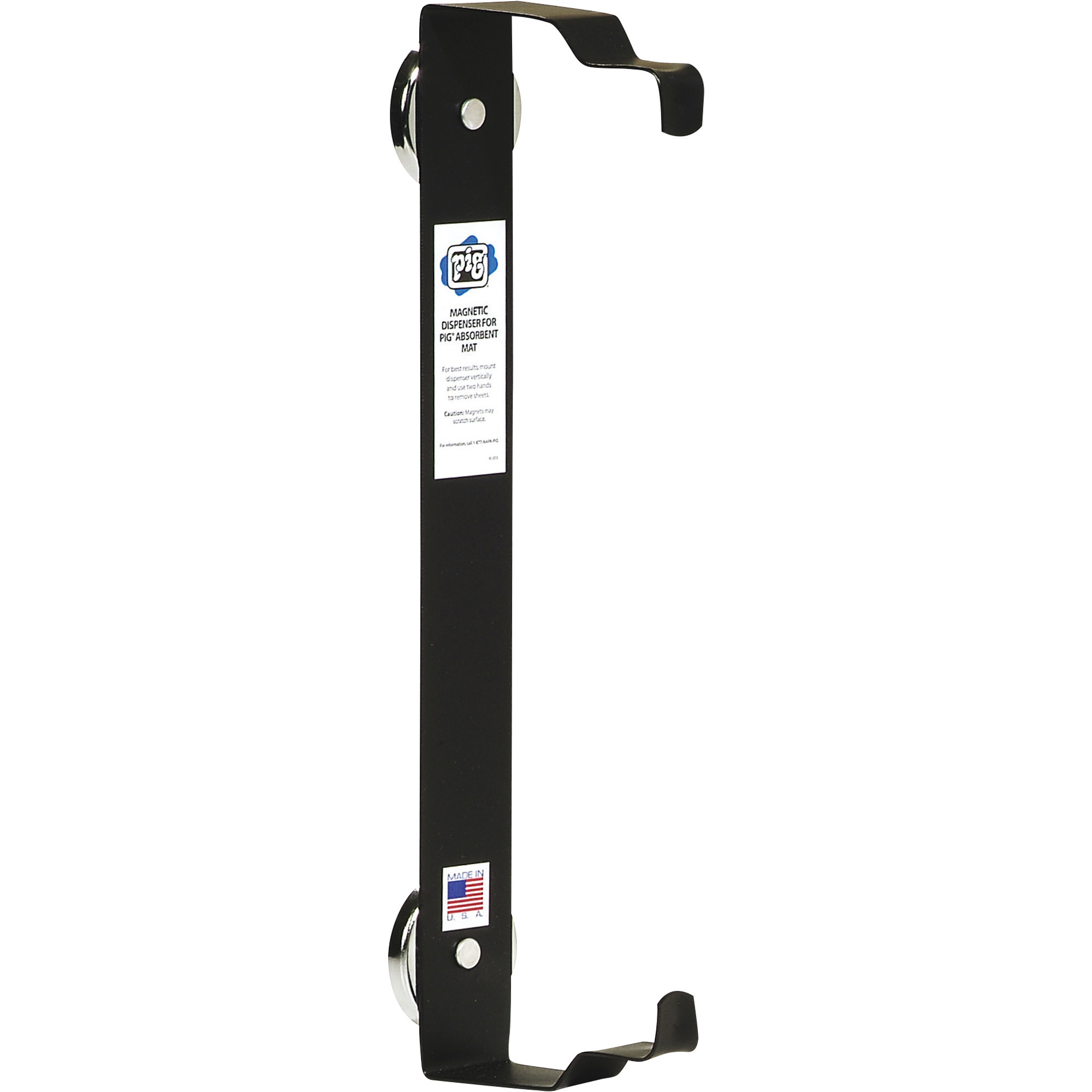 New Pig Magnetic Mat Roll Holder, Holds One 50ft.L x 15in.W Mat Roll - 57701