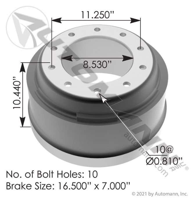Brake Drum - 151.6727