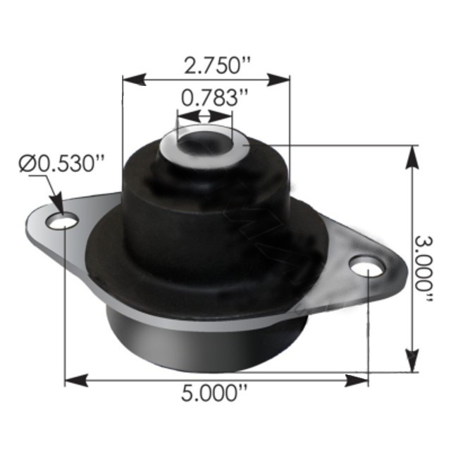 Automann M203053 Teardrop Rear Engine Isolator - M203053