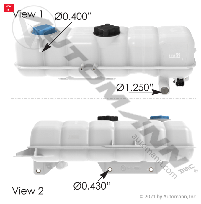 Coolant Reservoir Volvo - 575.1083