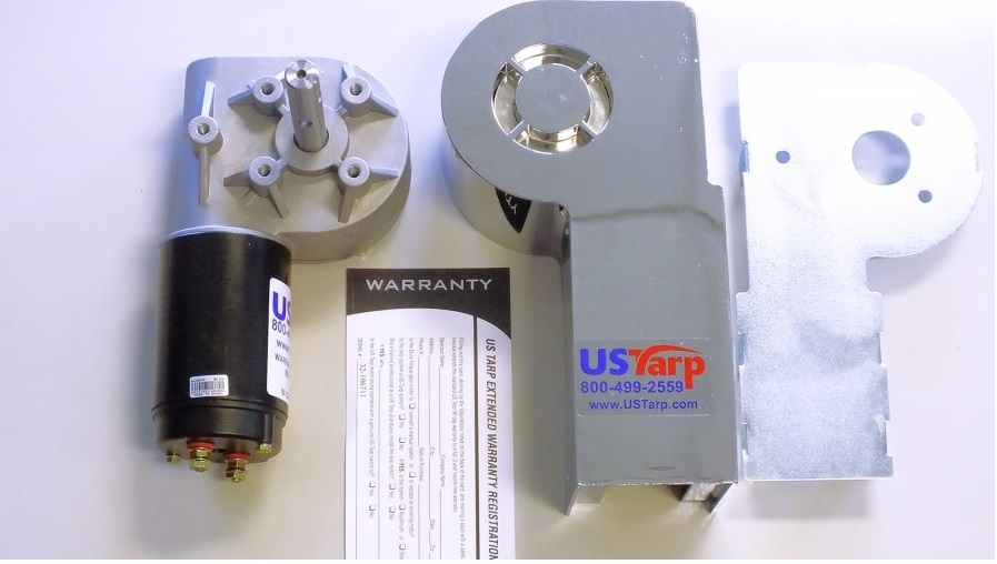 US Tarp 13732 Bullet Proof Tarp Motor, Long Shaft, 60:1 - 13732