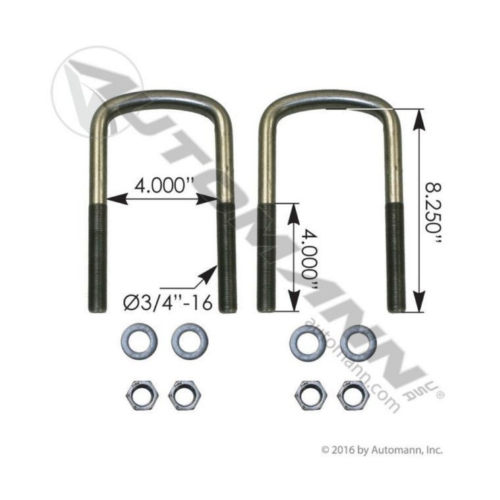SRND 3/4" X 4" X 8-1/4" KIT - UBK8354-082