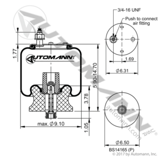Air Spring Aftermarket - AB1DK10A-9911