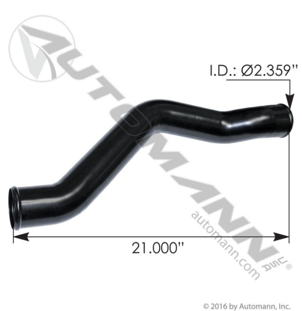 Automann 561.46103 Freightliner Upper Radiator Coolant Pipe Tube - 561.46103