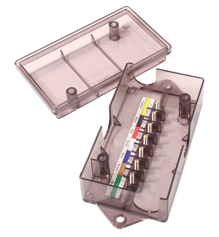 CLEAR-VU&#x2122; grey junction box - 15-961