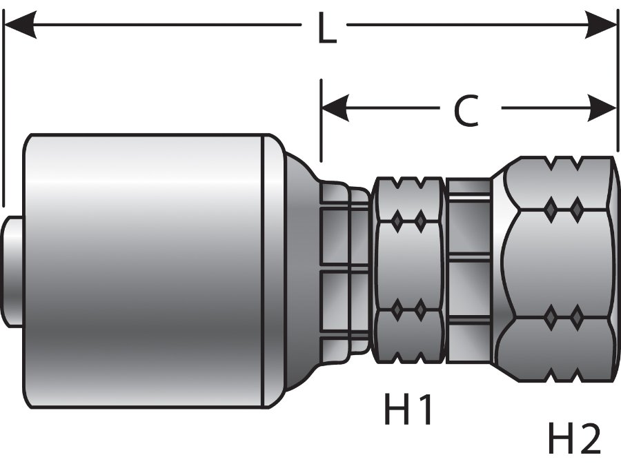 Hydraulic Coupling / Adapter - G25910-1010