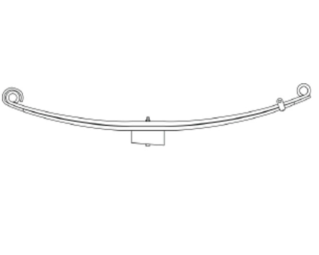 2 Leaf Parabolic Spring 2/4PD - 43-694