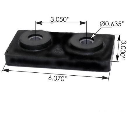 Automann M203111 Motor Mount, For Western Star - M203111