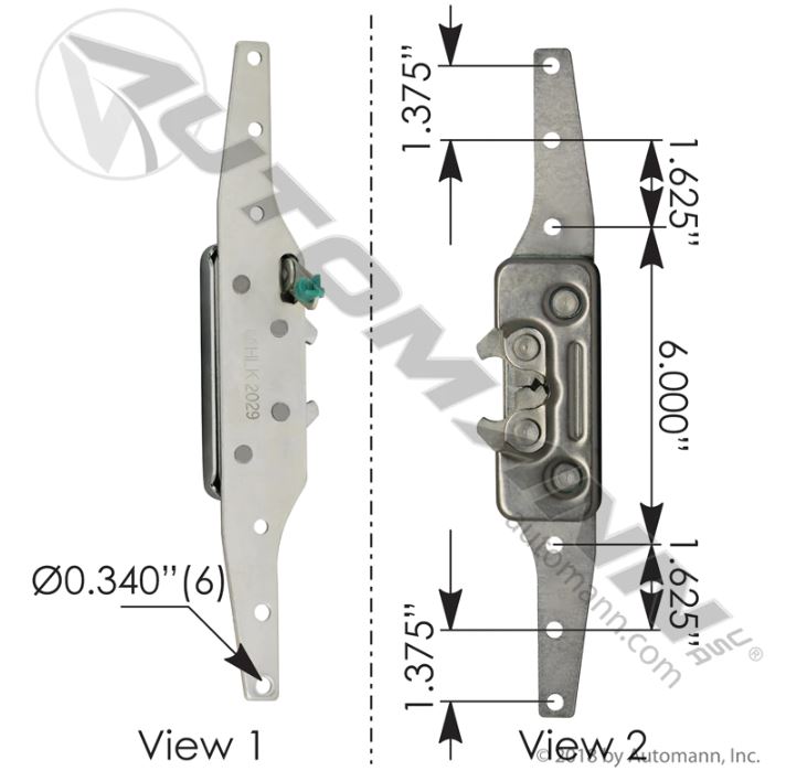 Cabin Latch Assembly RH Freightliner - HLK2030