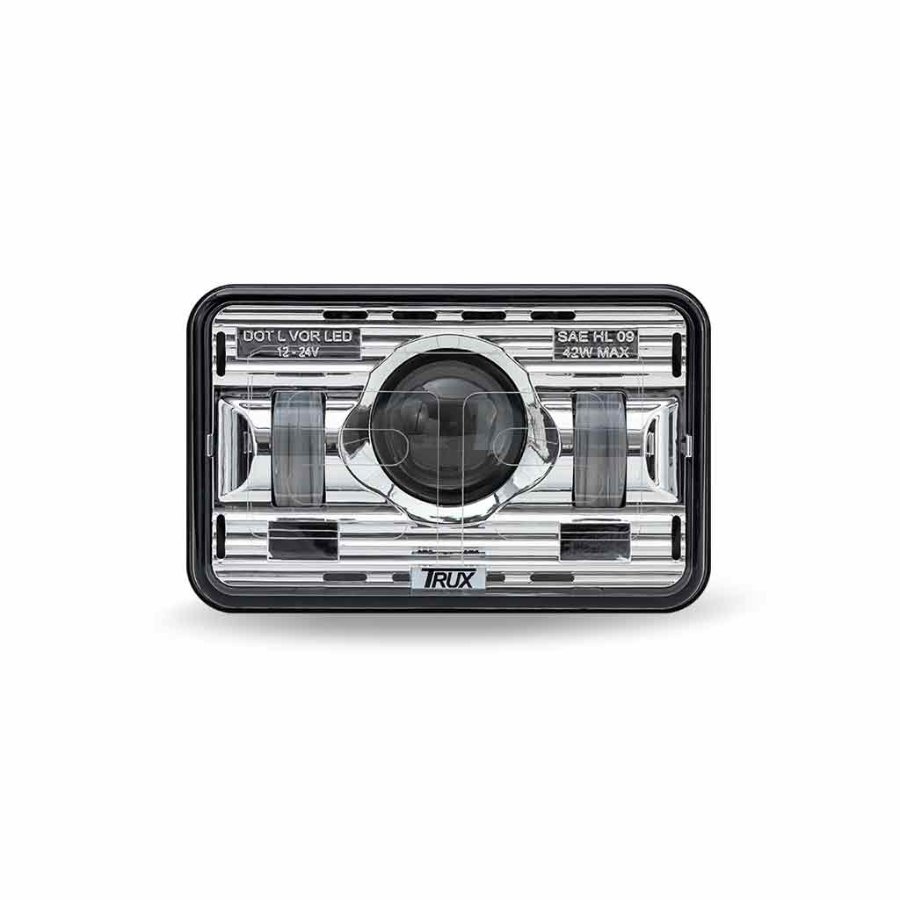 4" x 6" LED Projector Headlight High Beam - 2400 Lumens - TLED-H7 - TLED-H7