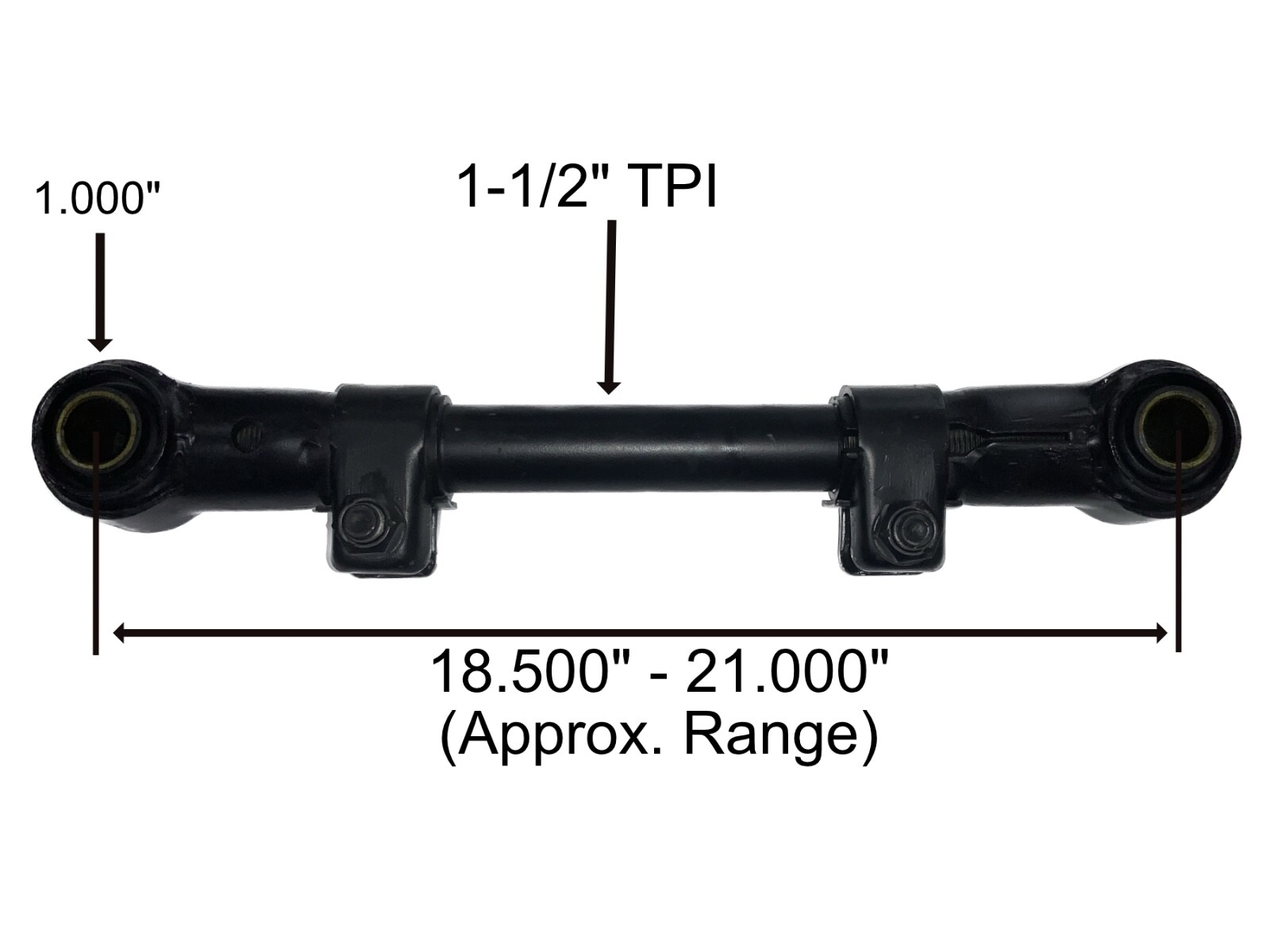 Automann TR004 Tr004, Torque Arm Hutch, Adjustable 18 1/2&quot; to 21 3/8&quot; - TR004