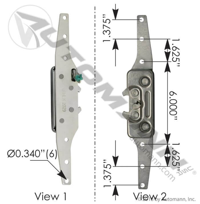 Cabin Latch Assembly LH Freightliner - HLK2029