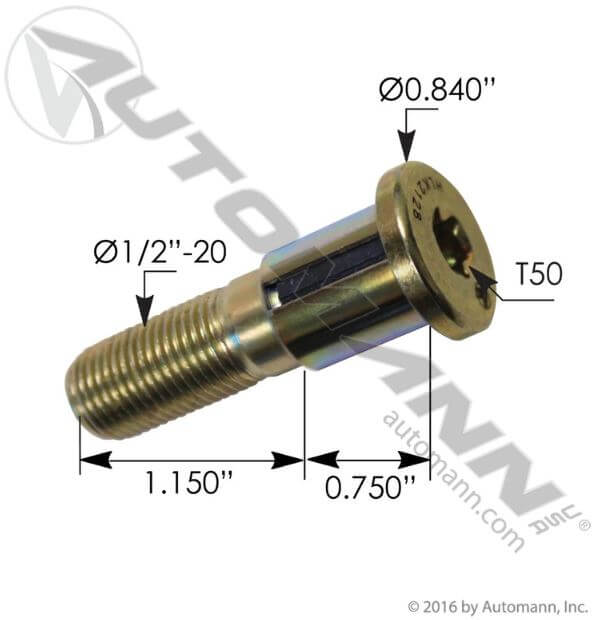 Door Striker Pin Peterbilt - HLK2128