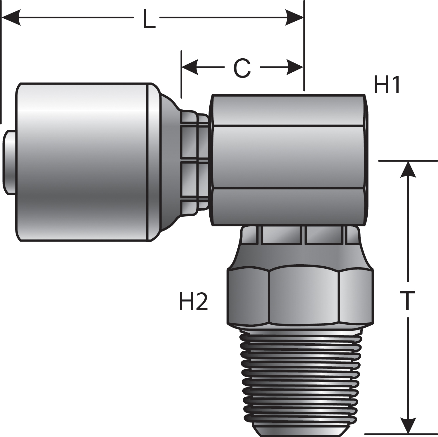 Hydraulic Coupling / Adapter - G25106-0808
