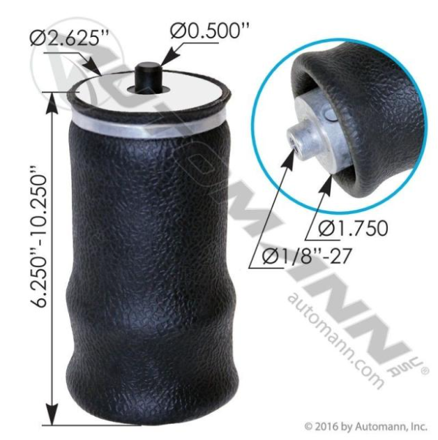 Automann ABSZ70143 Air Spring Cabin for Freightliner - ABSZ70143