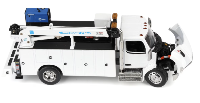 1:50 Peterbilt Model 536 Auto-Crane Titan85-Body HC14-Crane Work Truck with AC40 Compressor and Miller Trailblazer Welder - 71223