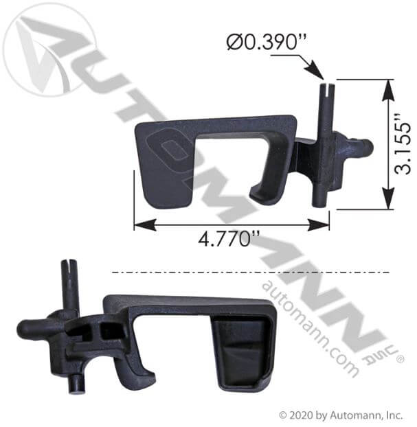 Interior Door Handle RH - HLK2146