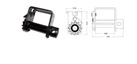 Web Winch Standard Double L Track Slider 28100033C - 28100033C